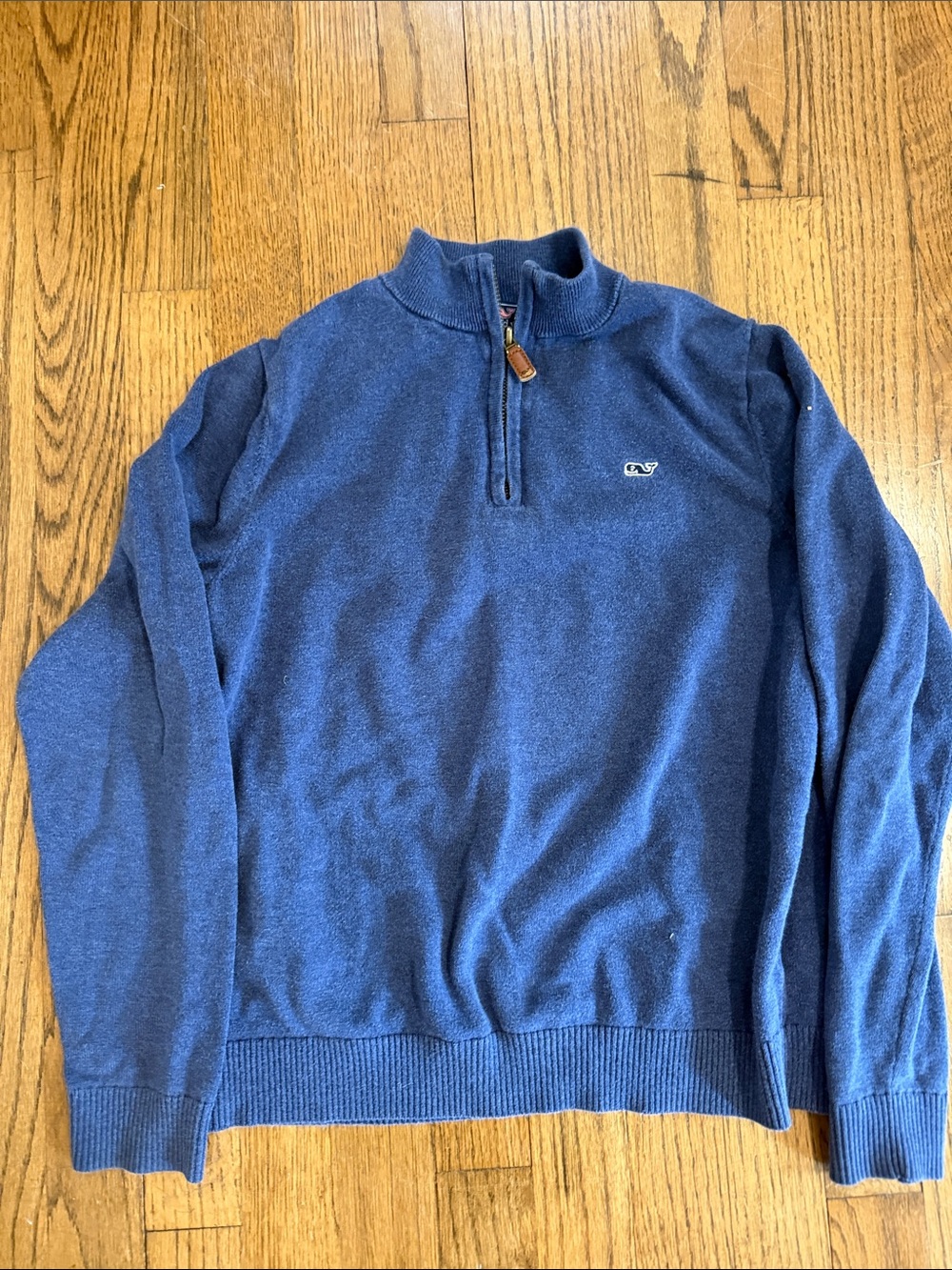 Boys M Vineyard Vines Navy Half-Zip Top